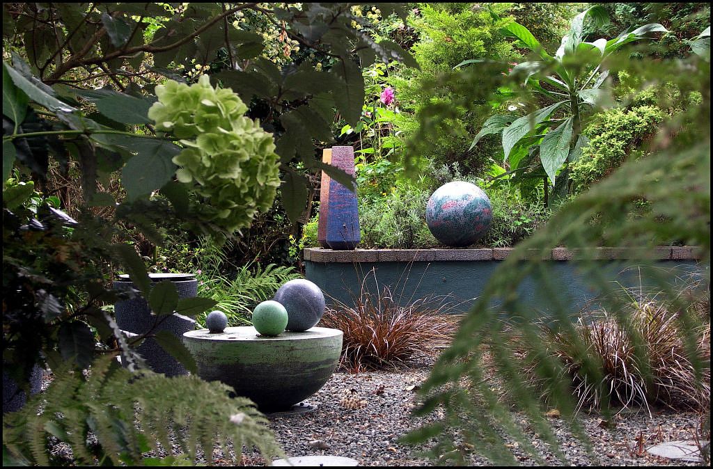 Sculptor Carole Vincent's Garden in Boscastle